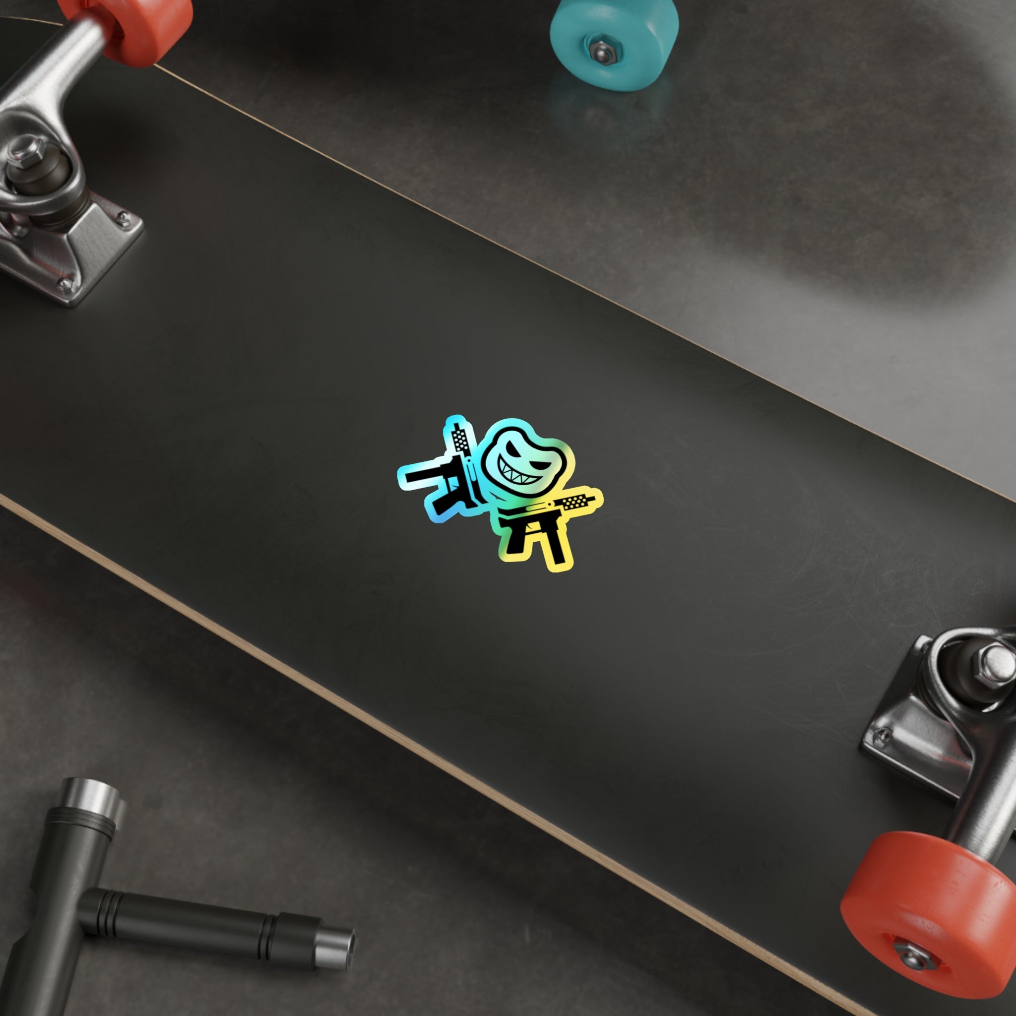 "Modern Logo" Holographic Sticker